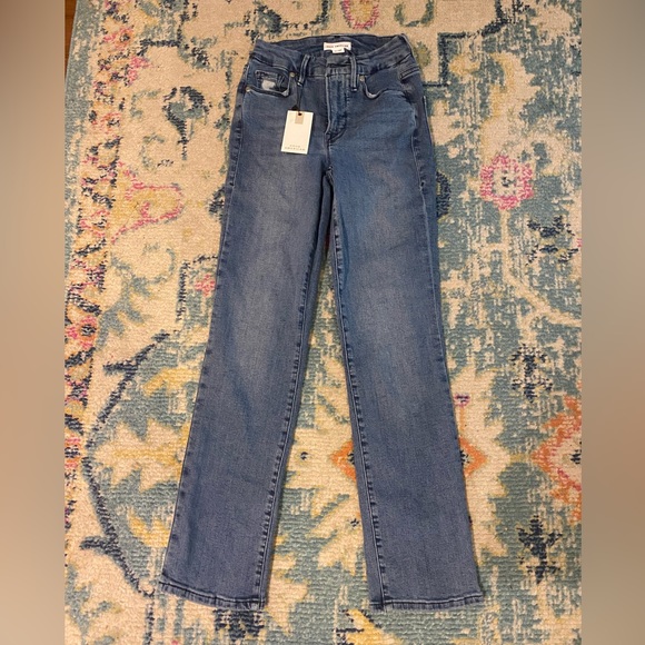 Good American straight leg jean size 25 - Picture 5 of 7